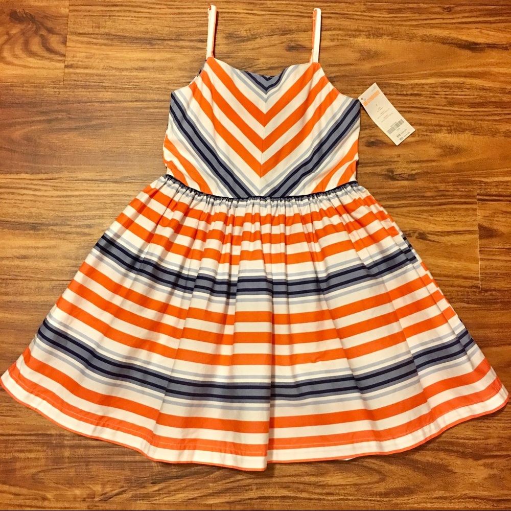 NWT Girls Gymboree Striped Dress